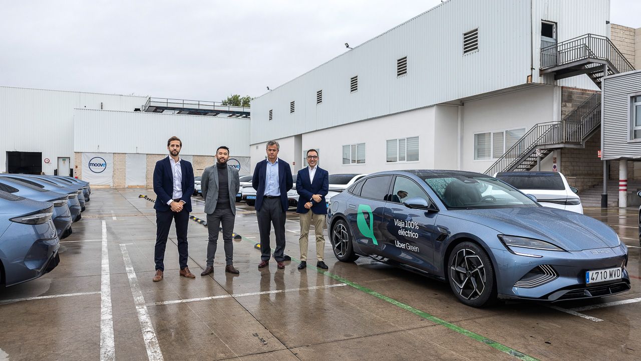 BYD, Uber y Moove Cars se unen para electrificar los VTC en España